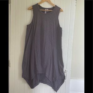 WILT Tank Dress with Hi-Lo Shirttail Hem SIZE LARGE